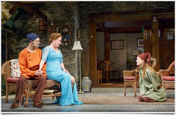 Review Absurd Vanya And Sonya And Masha And Spike Delights On Broadway 